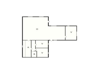 Vakantiehuis Gjerrild Nordstrand Grondplan 37