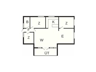 Maison de vacances Ansager Plan d'étage 16