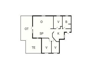 Vakantiehuis Asperup Grondplan 41