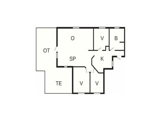 Casa de vacaciones Asperup Plano de planta 41