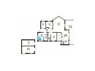 Casa per le vacanze Vaeggerløse Pianta del piano 39