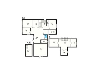 Casa de vacaciones Ulfborg Plano de planta 37