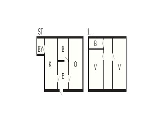 Vakantiehuis Skruv Grondplan 21