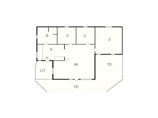 Vakantiehuis Juelsminde Grondplan 33