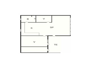 Vakantiehuis Grenaa Grondplan 64