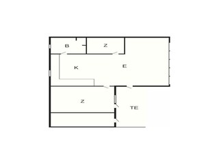 Vakantiehuis Grenaa Grondplan 5