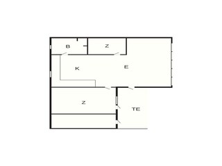 Vakantiehuis Grenaa Grondplan 65