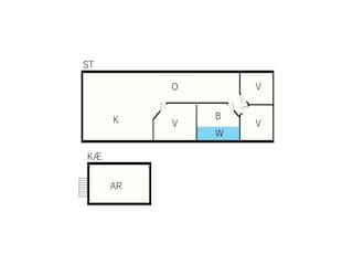 Vakantiehuis Høll Grondplan 21