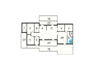 Vakantiehuis Sydals Grondplan 28