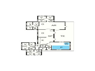 Casa per le vacanze Houstrup Pianta del piano 54