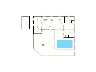 Ferienhaus Løkken Grundriss 33