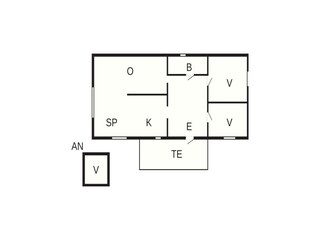 Vakantiehuis Sollerön Grondplan 22