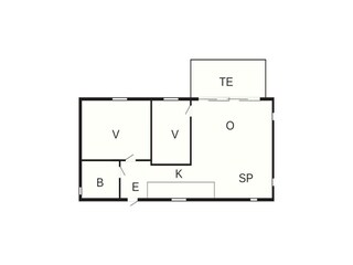 Casa per le vacanze Marielyst Pianta del piano 34