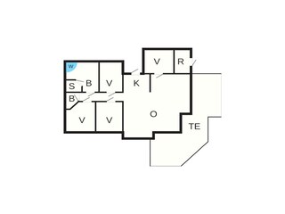 Casa per le vacanze Marielyst Pianta del piano 31