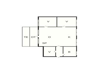 Holiday house Skaven Strand Floor Plan 50