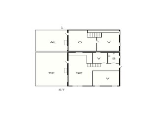 Casa de vacaciones Fjellerup Strand Plano de planta 3