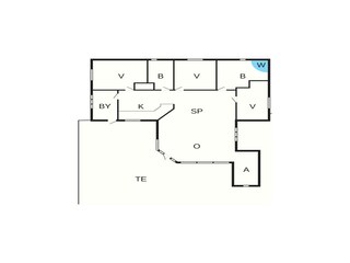 Vakantiehuis Henne Strand Grondplan 63