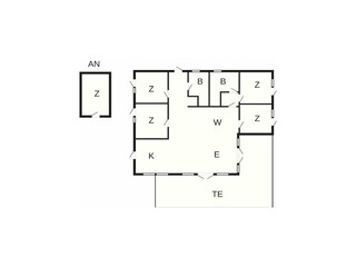 Vakantiehuis Aarhus Grondplan 42