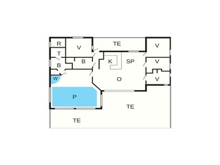 Maison de vacances Løkken Plan d'étage 21