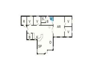 Maison de vacances Løkken Plan d'étage 21