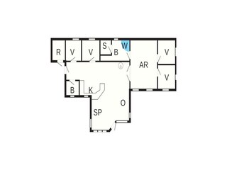 Maison de vacances Løkken Plan d'étage 40