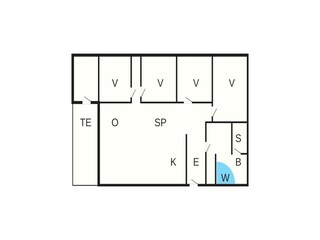 Maison de vacances Odder Plan d'étage 2