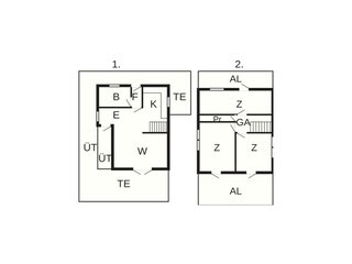 Maison de vacances Fårevejle Plan d'étage 21