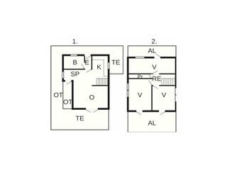 Vakantiehuis Fårevejle Grondplan 3
