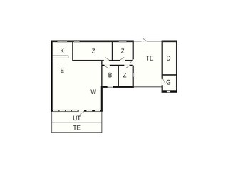 Casa per le vacanze Lønstrup Pianta del piano 2