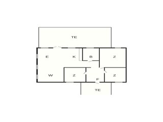 Vakantiehuis Jondal Grondplan 23