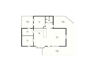 Vakantiehuis Lønstrup Grondplan 39
