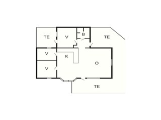 Casa de vacaciones Lønstrup Plano de planta 40