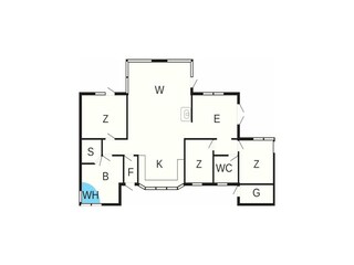 Vakantiehuis Hirtshals Grondplan 3