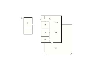 Vakantiehuis Kelstrup Strand Grondplan 3