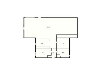 Vakantiehuis Gjerrild Nordstrand Grondplan 23