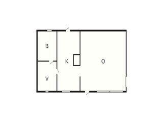 Casa per le vacanze Tenhult Pianta del piano 40