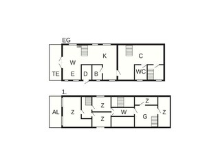 Vakantiehuis Fur Grondplan 3