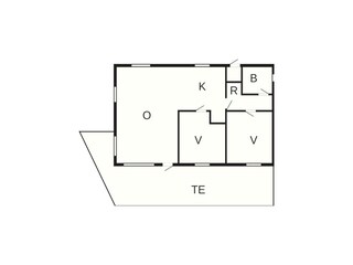 Maison de vacances Dueodde Plan d'étage 8