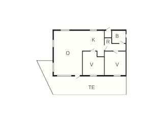 Casa de vacaciones Dueodde Plano de planta 7