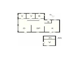 Maison de vacances Tuse Næs Plan d'étage 43