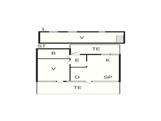 Maison de vacances Vaeggerløse Plan d'étage 4