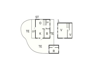 Casa per le vacanze Havneby Pianta del piano 41