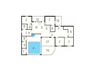 Vakantiehuis Lyngså Grondplan 38