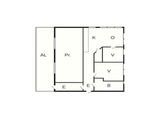 Appartement Ellös Grondplan 21