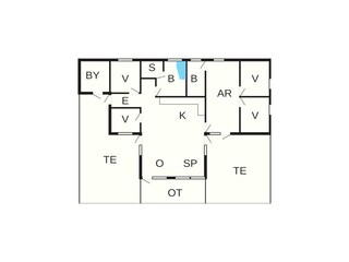 Maison de vacances Hirtshals Plan d'étage 30
