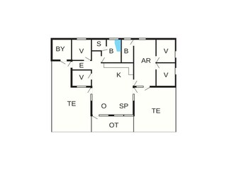 Ferienhaus Hirtshals Grundriss 3