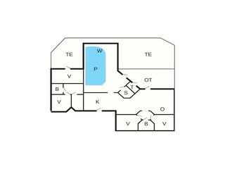 Casa de vacaciones Tisvildeleje Plano de planta 50