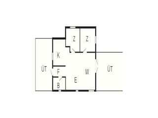 Vakantiehuis Lyngså Grondplan 2