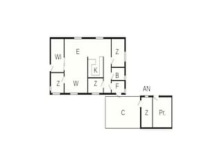 Holiday house Vaeggerløse Floor Plan 3