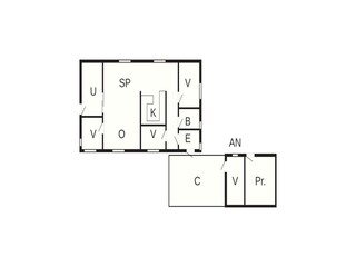 Holiday house Vaeggerløse Floor Plan 4